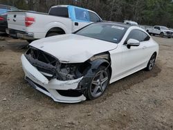 Salvage cars for sale from Copart Shreveport, LA: 2017 Mercedes-Benz C 300 4matic
