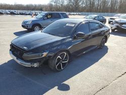 Salvage cars for sale from Copart Glassboro, NJ: 2019 Honda Accord Sport