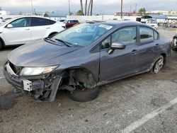 Honda salvage cars for sale: 2015 Honda Civic LX