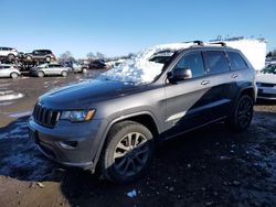 Jeep Grand Cherokee salvage cars for sale: 2017 Jeep Grand Cherokee Limited