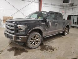 Ford salvage cars for sale: 2016 Ford F150 Supercrew