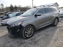 Salvage cars for sale from Copart York Haven, PA: 2016 KIA Sorento SX
