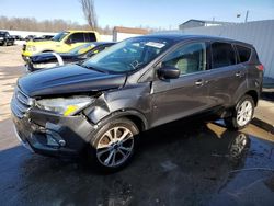 Carros salvage a la venta en subasta: 2017 Ford Escape SE