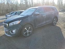 Salvage cars for sale at Bowmanville, ON auction: 2016 KIA Sorento EX