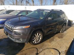 Salvage SUVs for sale at auction: 2016 Jeep Cherokee Limited