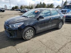 Salvage cars for sale from Copart Denver, CO: 2020 KIA Rio LX