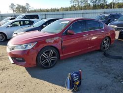 Honda Accord Sport salvage cars for sale: 2016 Honda Accord Sport