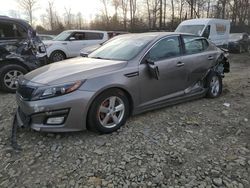 Salvage cars for sale at Waldorf, MD auction: 2015 KIA Optima LX