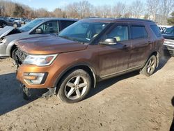 Ford Explorer salvage cars for sale: 2017 Ford Explorer XLT