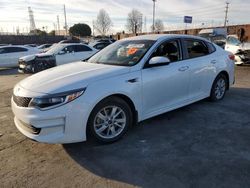 Salvage cars for sale at Wilmington, CA auction: 2018 KIA Optima LX