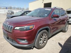 Salvage cars for sale at Houston, TX auction: 2019 Jeep Cherokee Latitude Plus