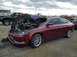 Burn Engine Cars for sale at auction: 2015 Chrysler 200 C