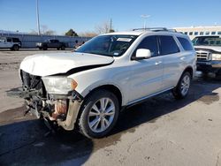 Salvage cars for sale from Copart Littleton, CO: 2012 Dodge Durango Crew