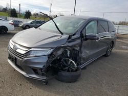 Honda salvage cars for sale: 2018 Honda Odyssey Elite