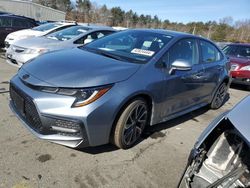 Salvage cars for sale from Copart Exeter, RI: 2022 Toyota Corolla SE