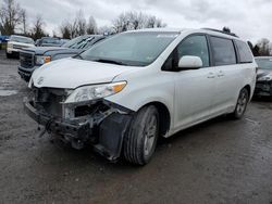 Toyota salvage cars for sale: 2015 Toyota Sienna LE