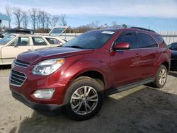 Salvage cars for sale at Spartanburg, SC auction: 2017 Chevrolet Equinox LT