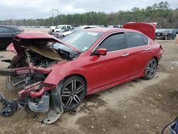 Salvage cars for sale from Copart Greenwell Springs, LA: 2017 Honda Accord Sport