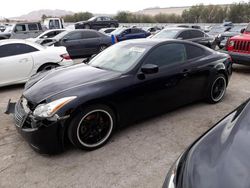 Salvage cars for sale from Copart Las Vegas, NV: 2010 Infiniti G37 Base