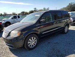 Salvage cars for sale at Riverview, FL auction: 2013 Chrysler Town & Country Touring