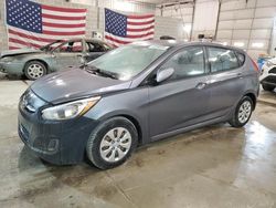 Salvage cars for sale from Copart Columbia, MO: 2016 Hyundai Accent SE