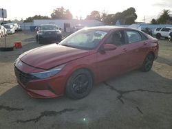 Salvage cars for sale at Vallejo, CA auction: 2023 Hyundai Elantra Blue