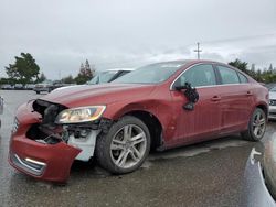 Salvage cars for sale at San Martin, CA auction: 2014 Volvo S60 T5