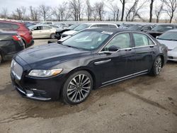 Salvage cars for sale at Bridgeton, MO auction: 2019 Lincoln Continental Select