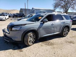 Salvage cars for sale from Copart Albuquerque, NM: 2023 Nissan Pathfinder Platinum