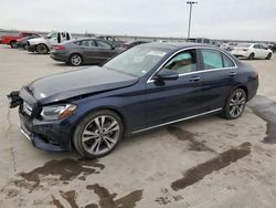 Mercedes-Benz C300 salvage cars for sale: 2017 Mercedes-Benz C300