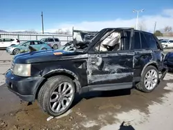 Land Rover salvage cars for sale: 2006 Land Rover Range Rover Sport Supercharged