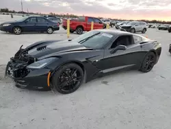 Salvage cars for sale at Arcadia, FL auction: 2019 Chevrolet Corvette Stingray 1LT