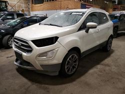 Salvage cars for sale from Copart Anchorage, AK: 2020 Ford Ecosport Titanium