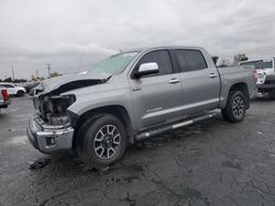 Salvage cars for sale at Colton, CA auction: 2015 Toyota Tundra Crewmax Limited