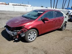 Toyota Corolla le salvage cars for sale: 2022 Toyota Corolla LE