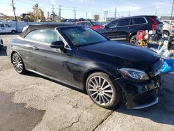 Salvage cars for sale at Sun Valley, CA auction: 2018 Mercedes-Benz C300