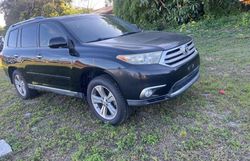 Salvage cars for sale from Copart Opa Locka, FL: 2011 Toyota Highlander Limited