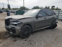 Salvage cars for sale at Miami, FL auction: 2023 BMW X5 Sdrive 40I