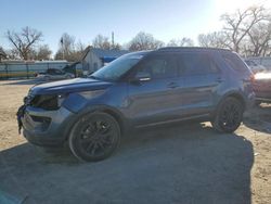 Salvage cars for sale at Wichita, KS auction: 2018 Ford Explorer XLT