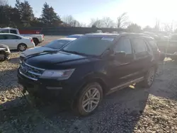 Salvage cars for sale at Madisonville, TN auction: 2018 Ford Explorer XLT