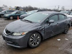 Salvage cars for sale at Hillsborough, NJ auction: 2013 Honda Civic EX