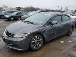 Honda Civic salvage cars for sale: 2013 Honda Civic EX