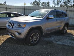 Salvage cars for sale at Harleyville, SC auction: 2015 Jeep Grand Cherokee Limited