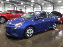 Salvage cars for sale at Ham Lake, MN auction: 2018 Toyota Prius