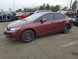 Honda salvage cars for sale: 2013 Honda Civic LX