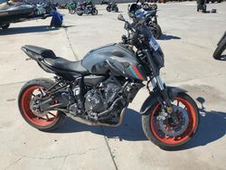 Yamaha salvage cars for sale: 2021 Yamaha MT07