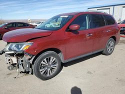 Salvage cars for sale from Copart Albuquerque, NM: 2017 Nissan Pathfinder S