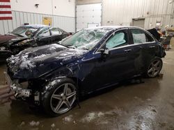 Salvage cars for sale at Candia, NH auction: 2017 Mercedes-Benz C 300 4matic