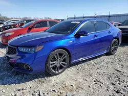 Salvage cars for sale at Cahokia Heights, IL auction: 2018 Acura TLX TECH+A