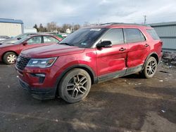 Ford Explorer salvage cars for sale: 2018 Ford Explorer Sport